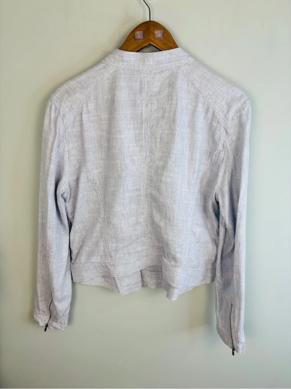 Loft Linen Moto Jacket Size L - Picture 4 of 4